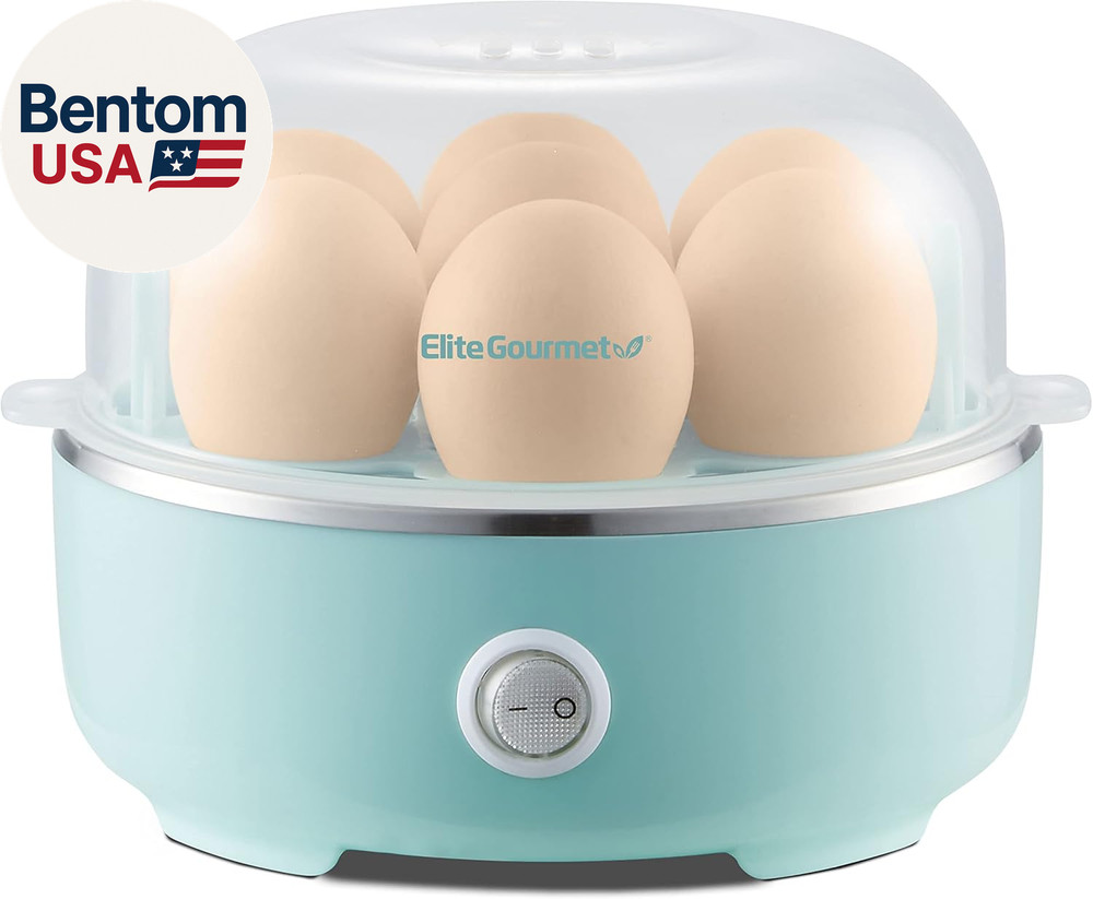 EGC115M Easy Egg Cooker Electric 7-Egg Capacity, Soft, Medium, Hard-Boiled Egg C