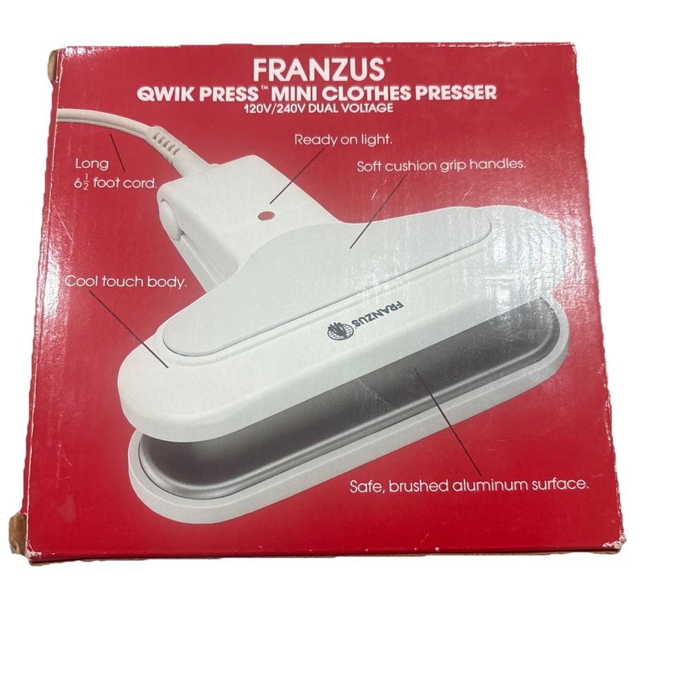 Travel Mini Clothes Presser Iron Qwik Press