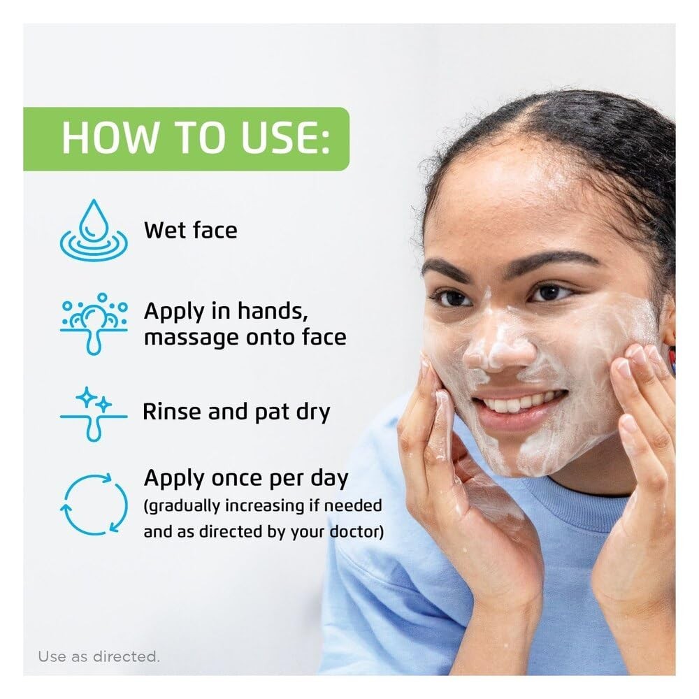 Oxy Acne Medication Face Wash - Maximum Action with Maximum Strength 10% Benzoyl