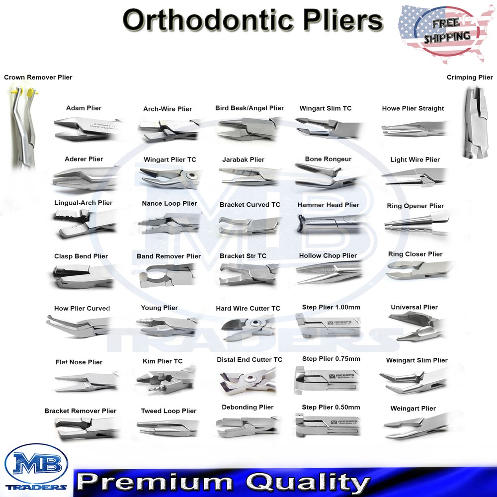 Orthodontic Pliers Dental Lab Loop Forming Clasp Adjusting Arch Wire Bending