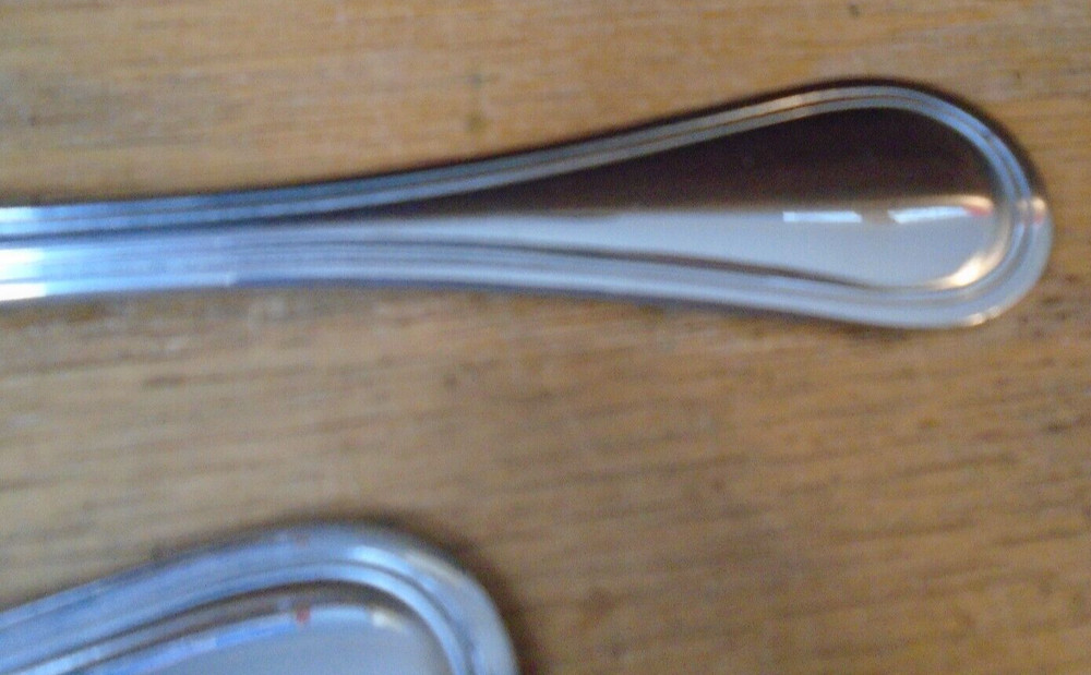 Set of 6 Thunder Group SLBF105 9 3/4" Solid Serving Spoon MINT Condition