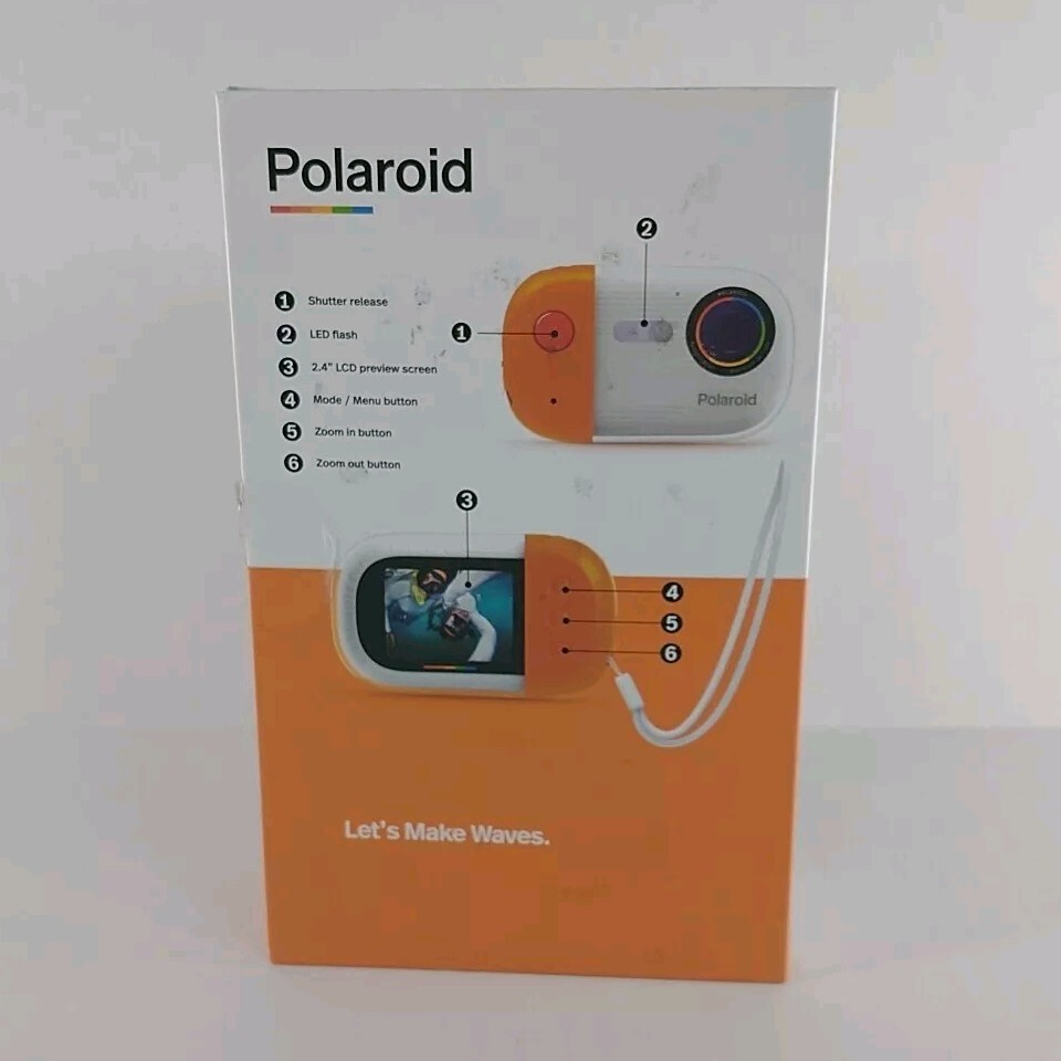 Polaroid Wave Underwater Camera Streaming Camera 4K Video Recording
