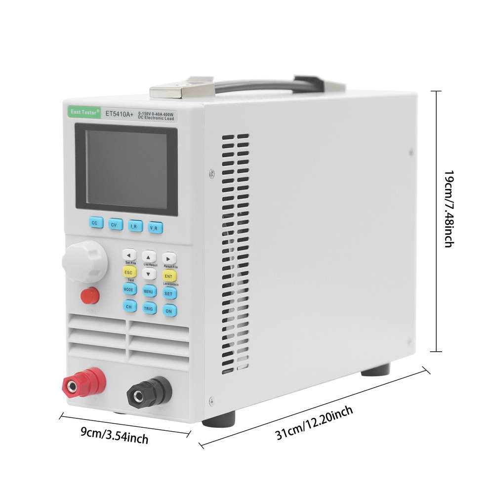 High Precision DC Electronic Load Tester, Single Channel 150V 0-40A, Versatile