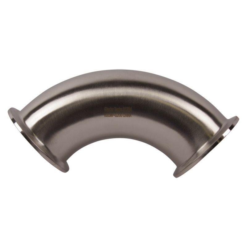 90 deg Elbow | Tri Clamp 2 inch - Sanitary SS304 (2 Pack)