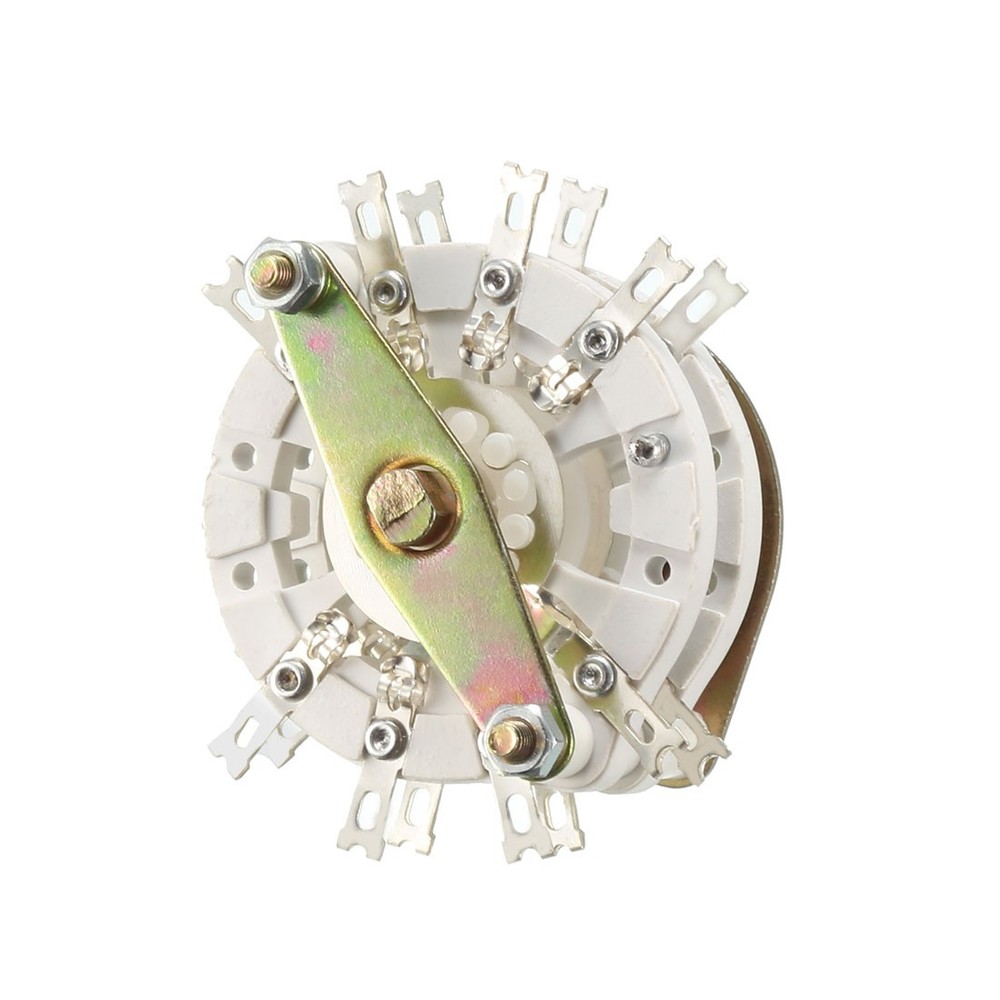 1Pack 4P3T 4 Pole 3 Position 2 Deck Band Channel Rotary Switch Selector