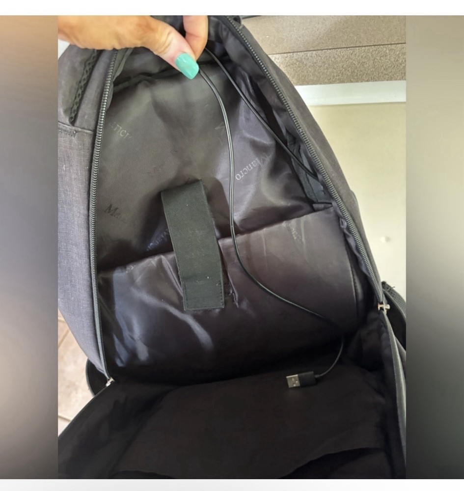 Mancro Multi-Compartment Backpack