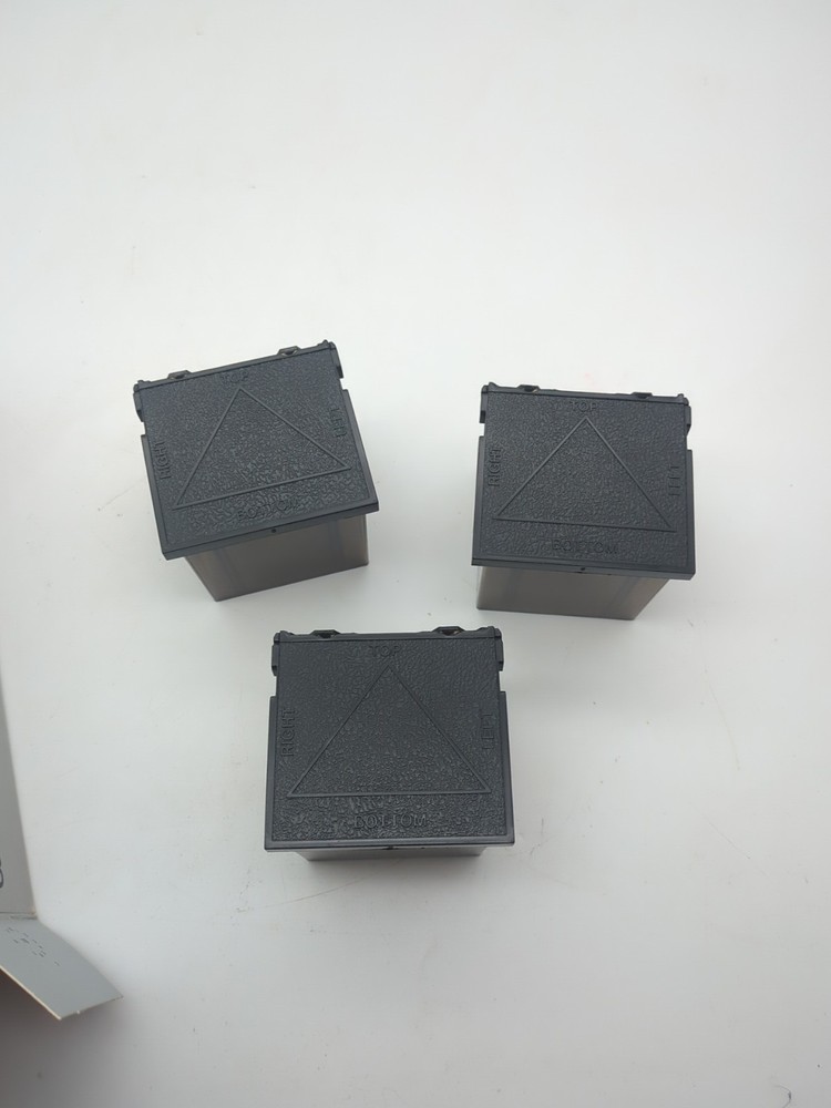 3 Pack - Bell & Howell Slide Cube Cartridges - Slide Storage (072626) Open Box