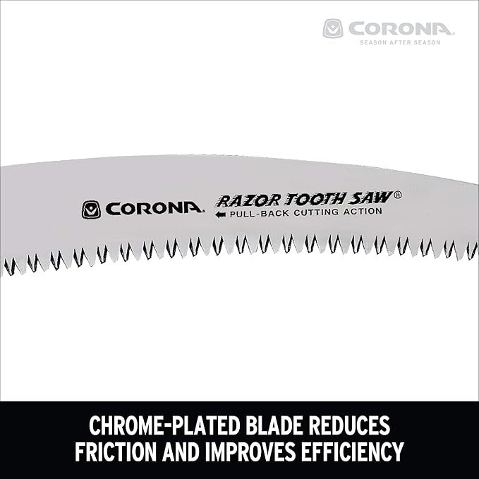Corona Tools 13-Inch RazorTOOTH Pruning Saw | Tree Saw Designed for Single-Hand