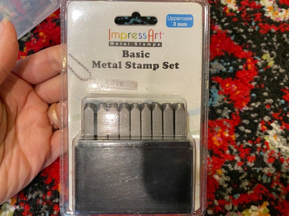 ImpressArt Basic Metal Stamp Set - 3 mm, Uppercase - New