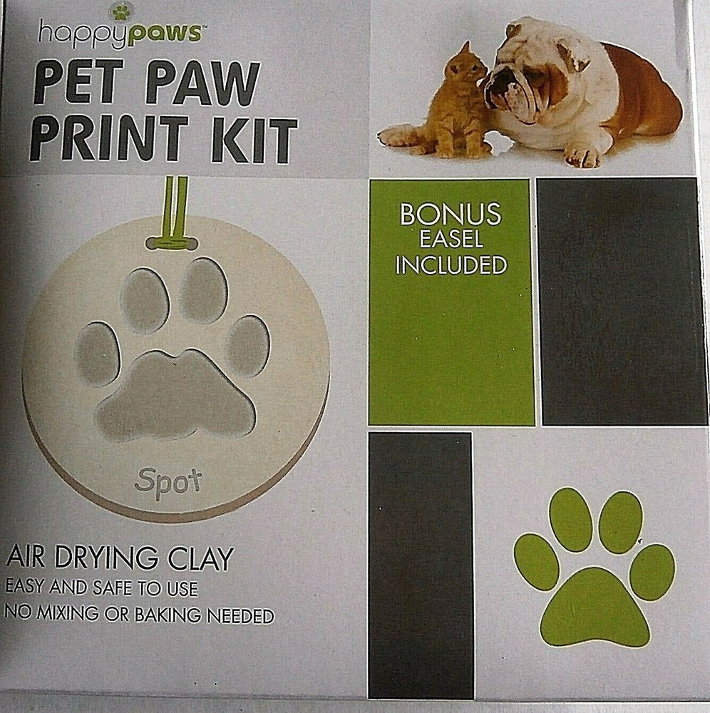 Pet Paw Print Kit  w/ Bonus Easel