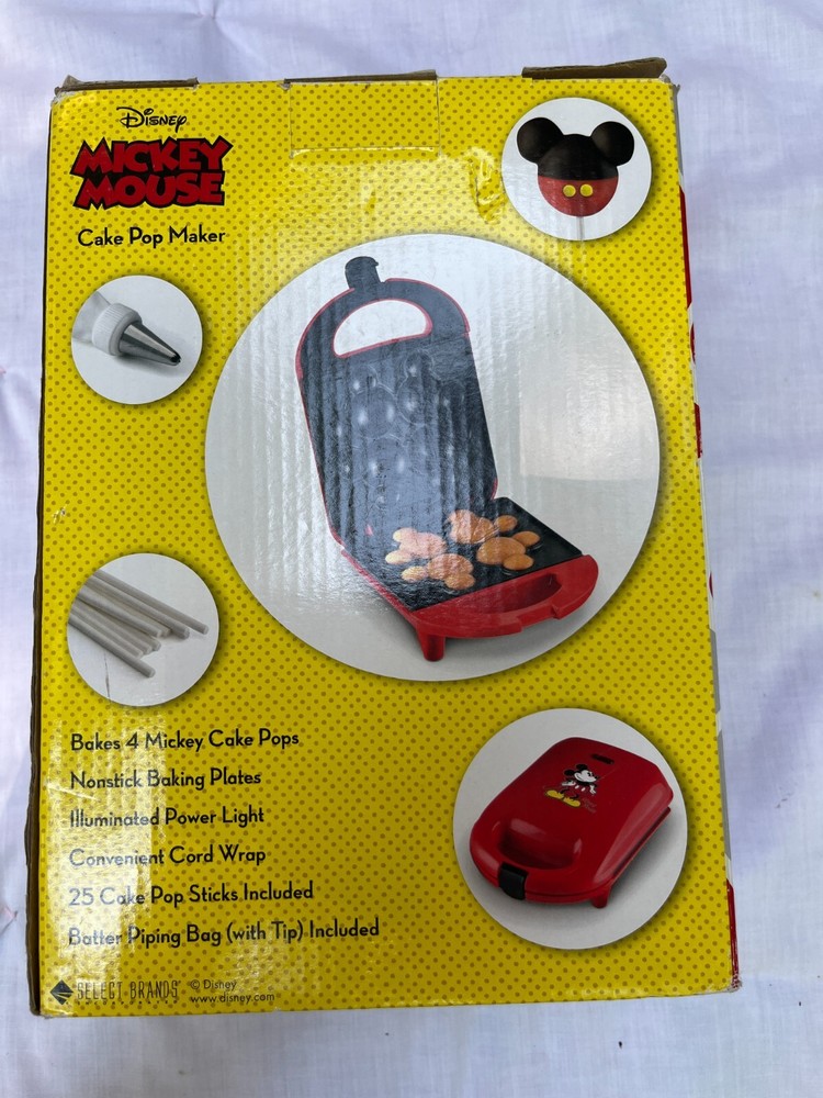 Disney Mickey Mouse Cake Pop Maker - New ($30 value)