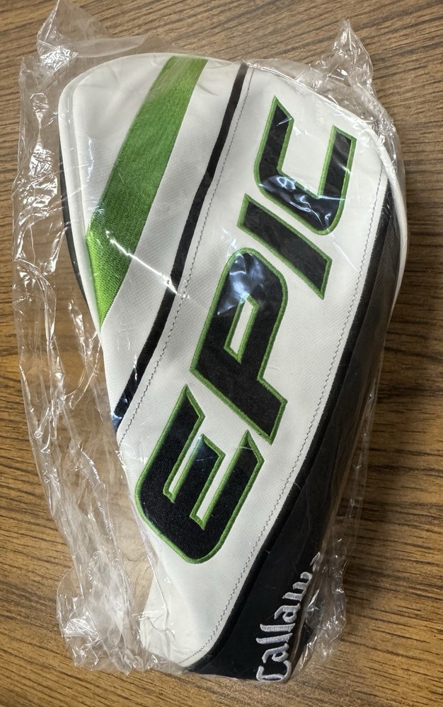 NEW  Callaway EPIC Driver Headcover White/Green/Black