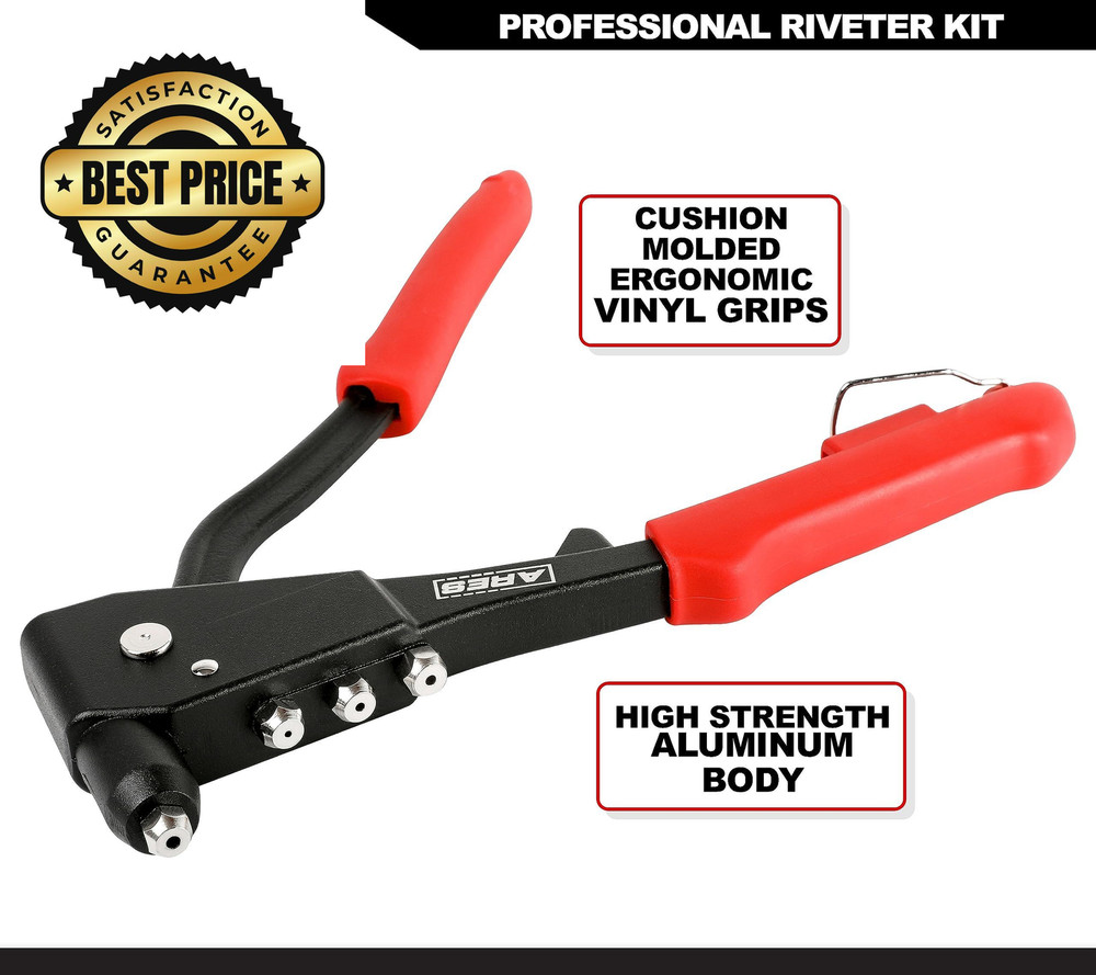 ARES 70017 - Professional Pop Rivet Gun, red, black
