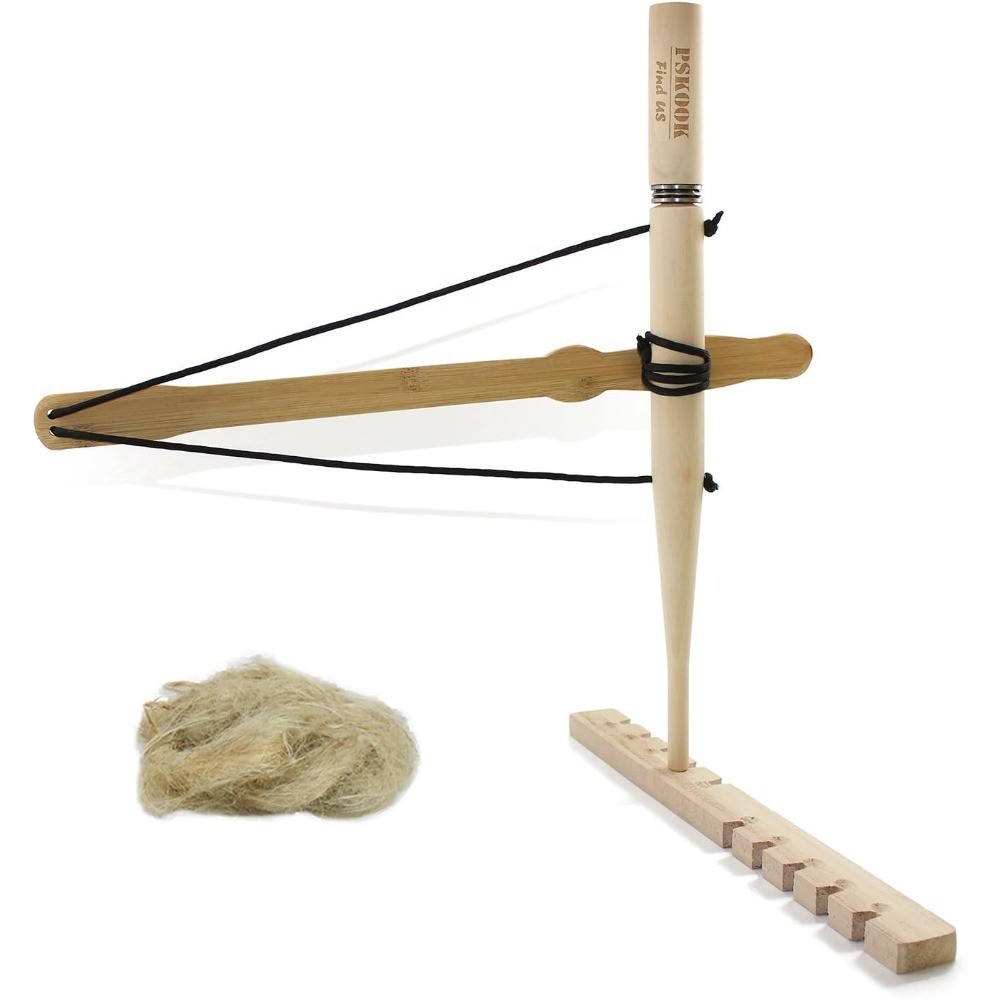 Bow Drill Kit Fire Starter, Primitive Wood, Survival Practice Friction Fire