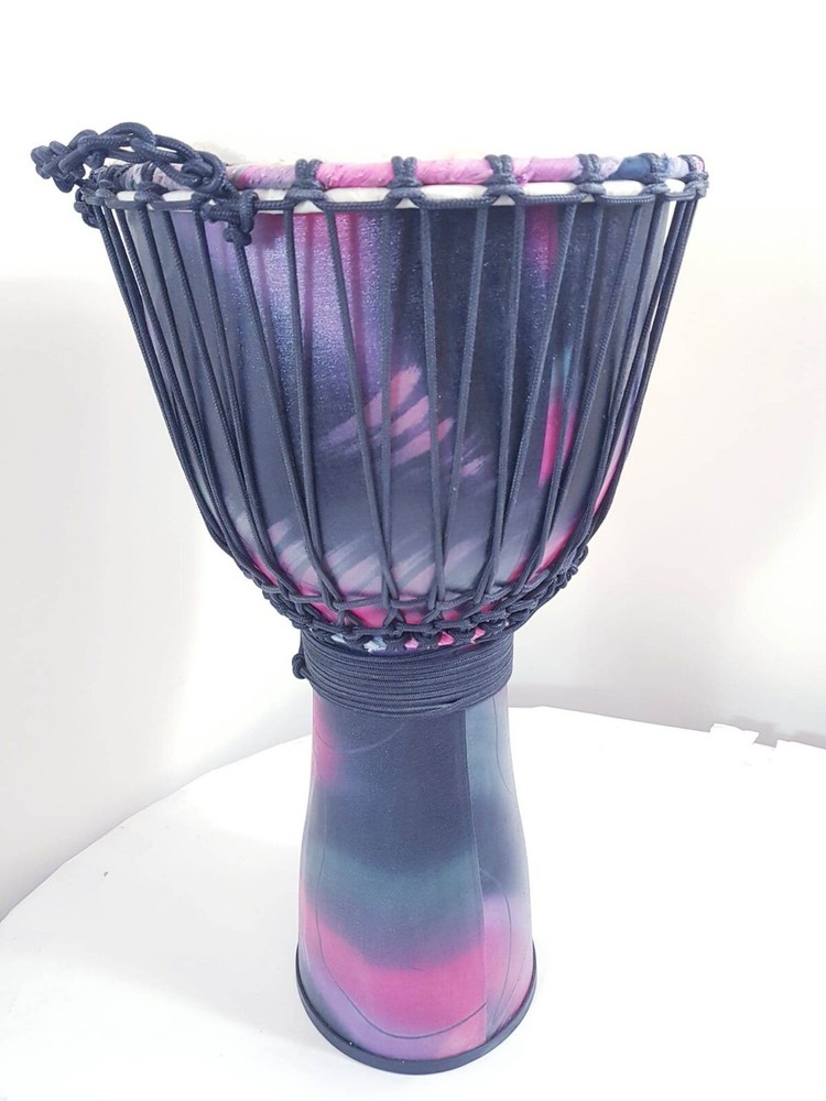 Large Hand made African Java Percussion Natural Head Djembe Drum