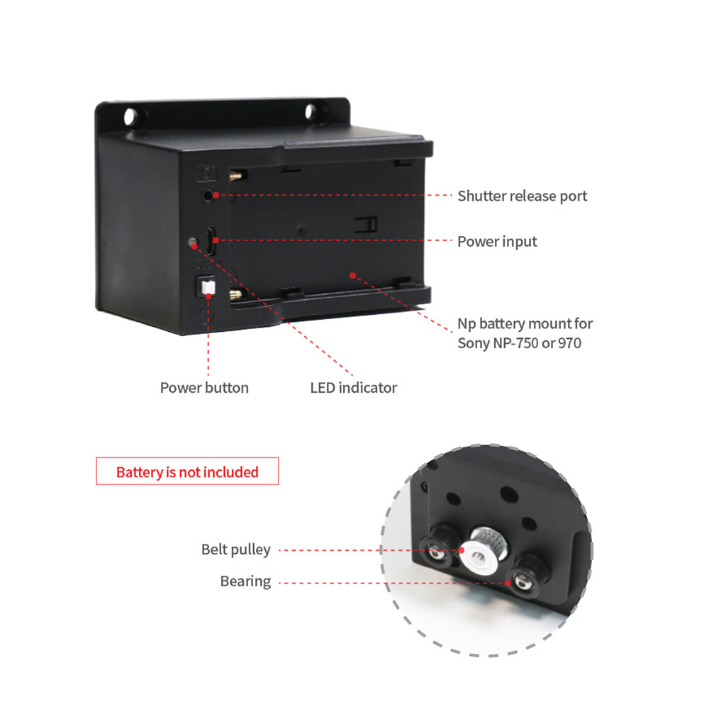 Konova New Motorized System KMS-S3 Wireless Bluetooth for Live Motion Timelapse