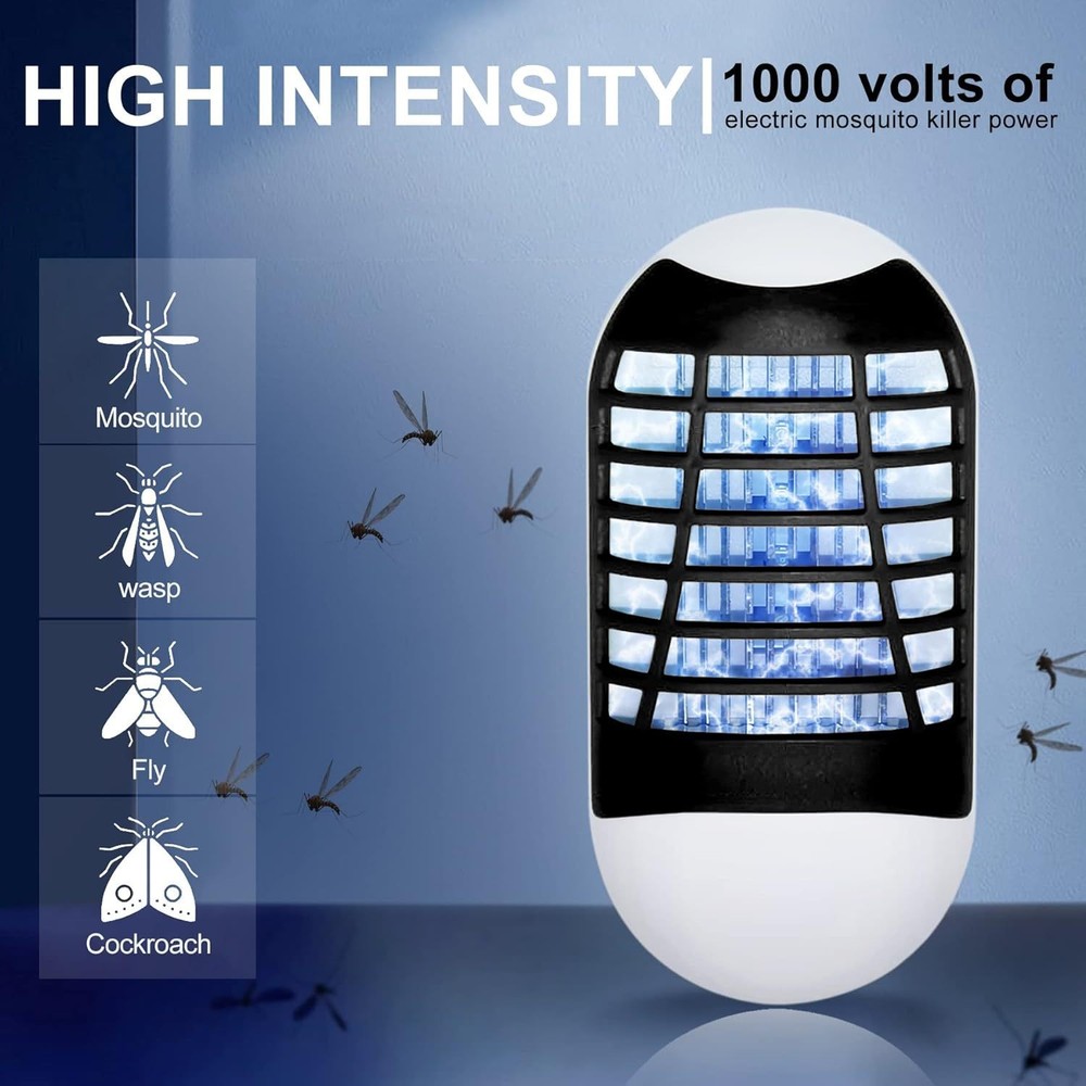 2-Piece Electric Shock Lamps: High-Voltage Mosquito Killers