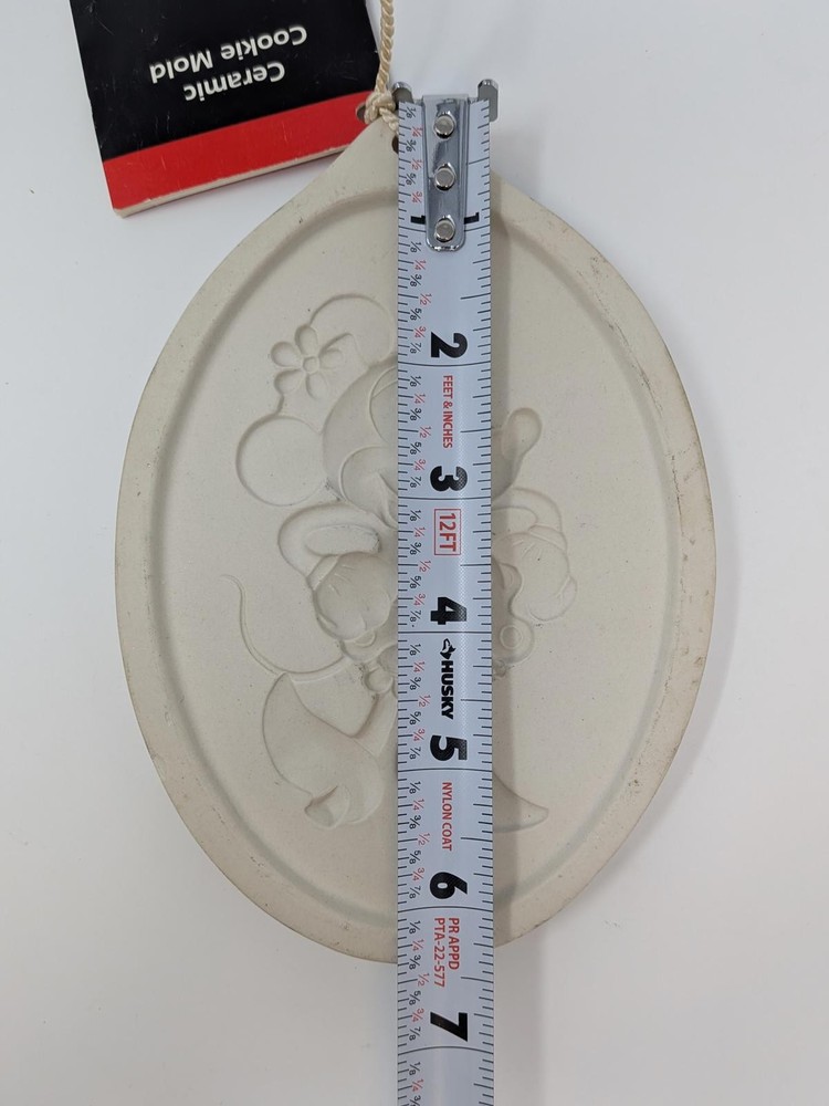 Disney Ceramic Minnie Mouse Cookie Mold New With Tags