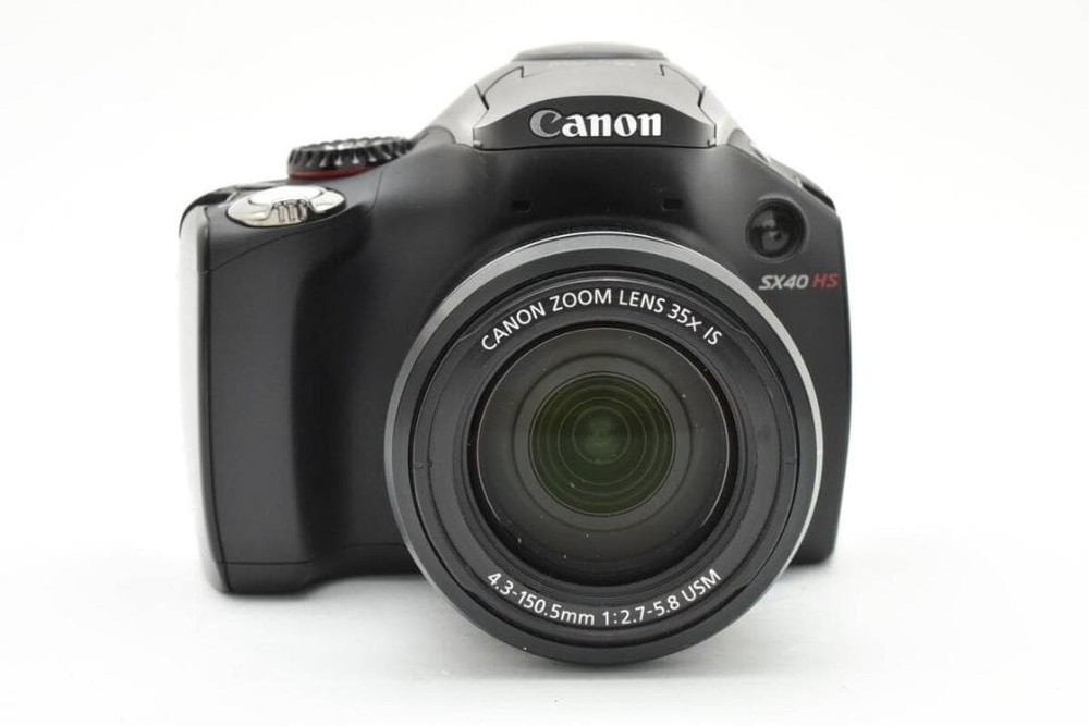 CANON PowerShot SX40 HS Digital Camera Black Tested