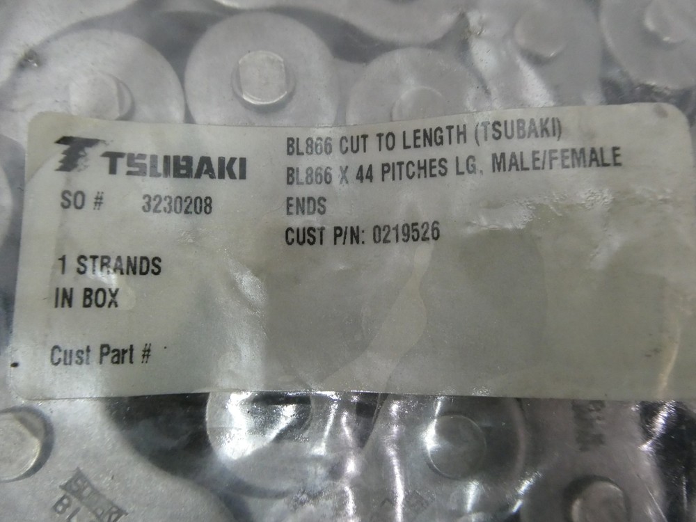 Tsubaki BL866 Single Roller Chain
