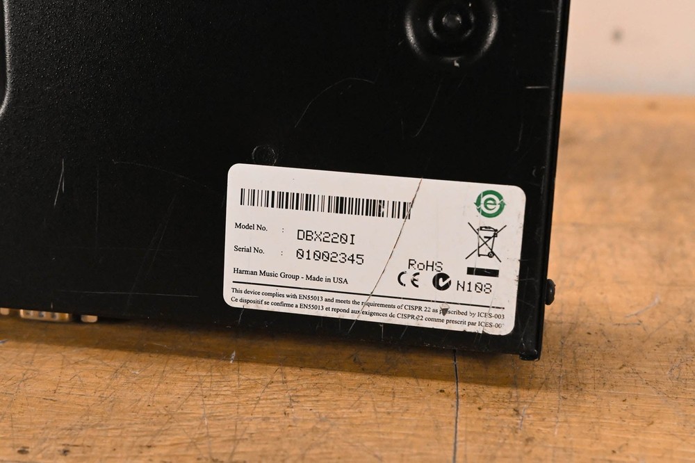 dbx DriveRack 220i System Processor w/ AFS Advanced Feedback Suppression CG01UEQ