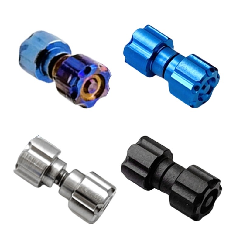 4pcs Professional Alloy Pusher Folding Component Push Button Pattern