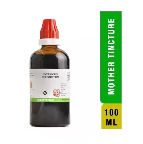 BJain Homeopathic Hypericum Perforatum Mother Tincture Q (100ml)