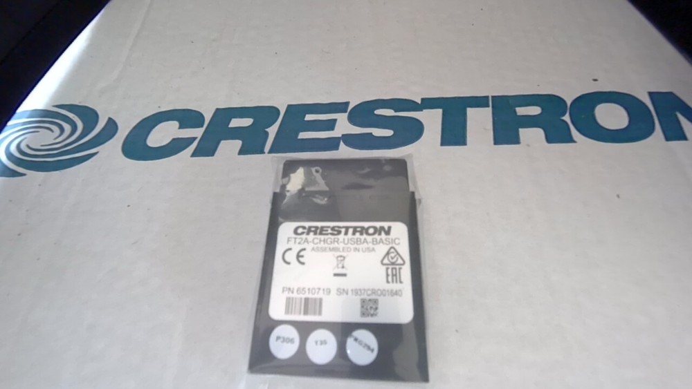 Crestron FT2A-CHGR-USBA-BASIC FlipTop USB Rapid Charging Module 6510719 New