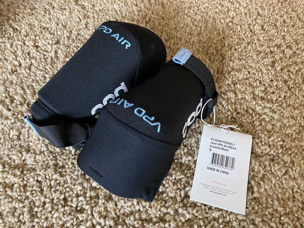 POC Joint VPD Air Elbow Pads, Size Small, Uranium Black