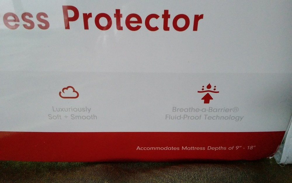 SlumberShield Smooth Soft Hypoallergenic Mattress Protector Twin