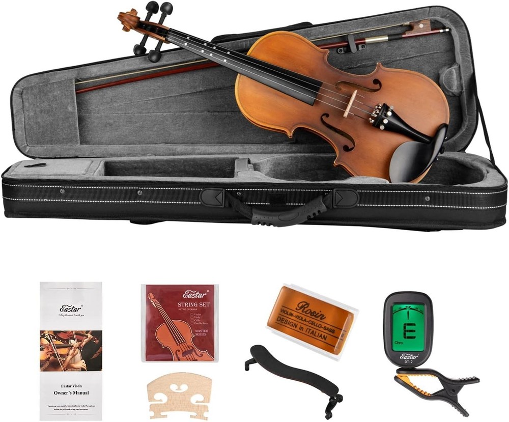 1/4 Violin Set for Beginners with Hard Case & Accessories