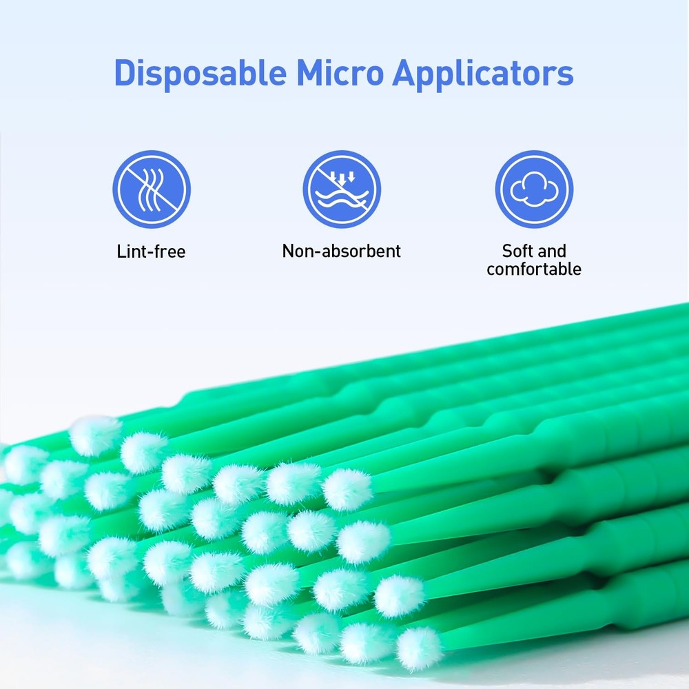 400pcs Dental Micro Applicators Brushes Fine, Disposable Microswabs