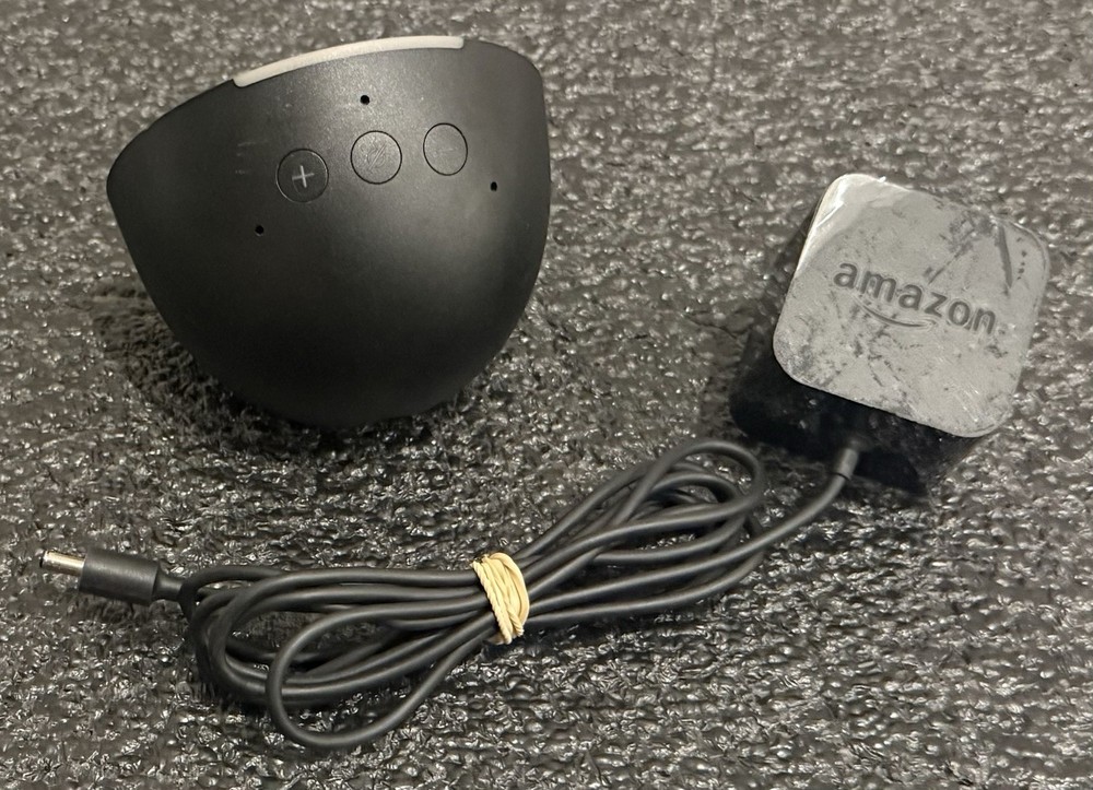 Amazon Echo Pop Compact Smart Speaker w/ Power Adapter - Black C2H4R9