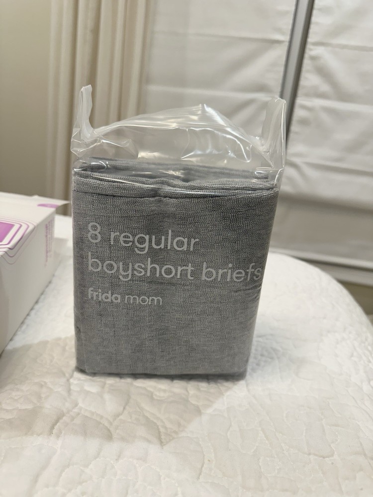 Frida Mom Disposable Postpartum Boyshort Underwear, 8-Pack, Regular Size 28"-42"