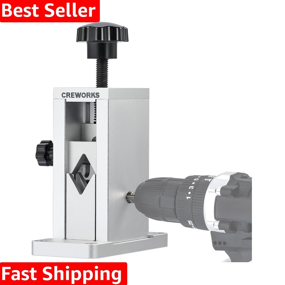 Patented Manual Wire Stripper Machine - Drill Powered with Adjustable Feed Hole