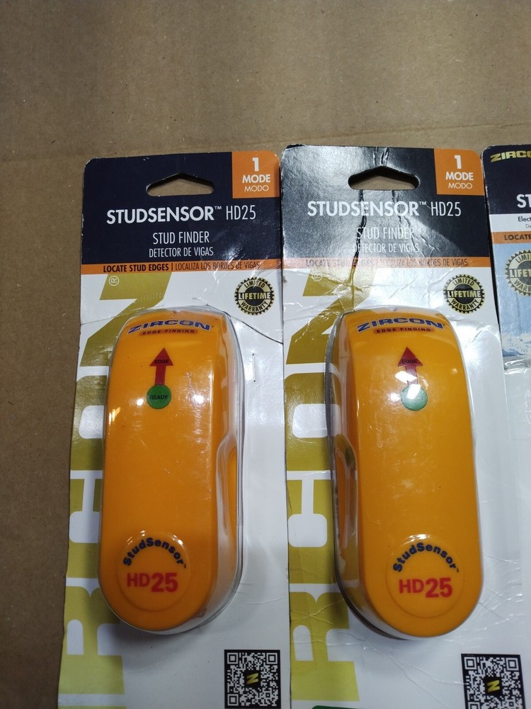 Zircon StudSensor HD35 Stud Finder Stud Edge Location & WireWarning ,plus 2,hd25