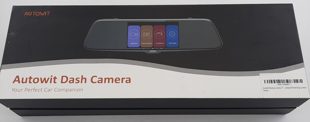Autowit Front & Rear Dual Dash Camera Recorder, 5.0 Inch IPS Touch Screen X001V9