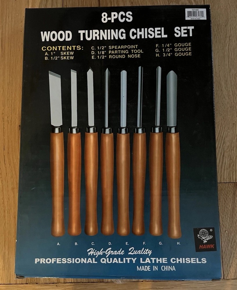 Lathe Chisel Set High Grade Quality Professional Quality 8 Pieces New
