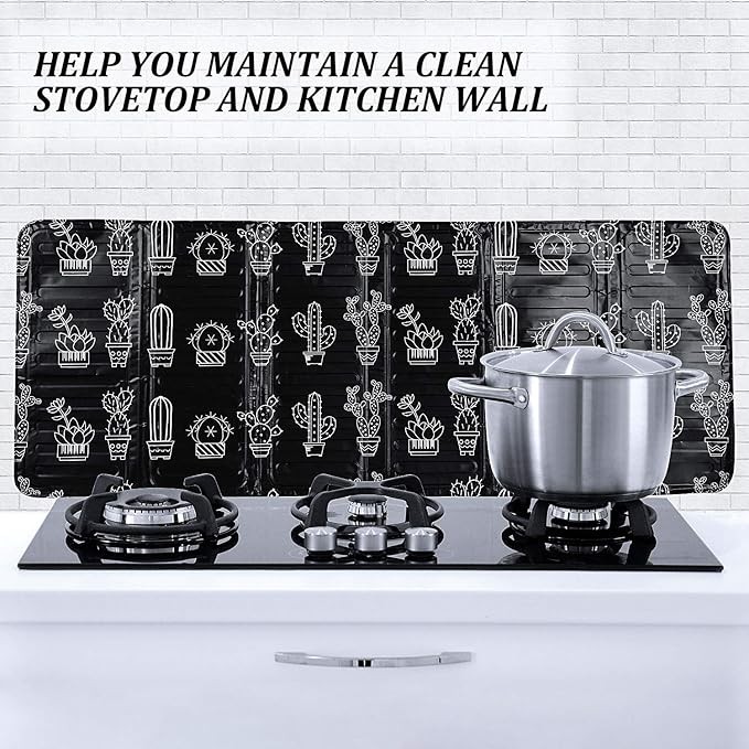 2x Kitchen Cover Screen Anti Splatter Oil Splash Shield Guard Cooking Protector