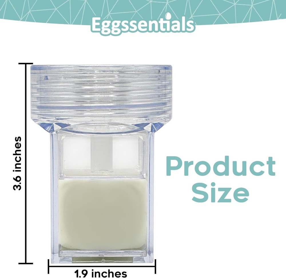 Pack of 3 Egg Shaper - Egg Cuber Square Egg Mold - Hard Boiled Eggs Maker for Sq