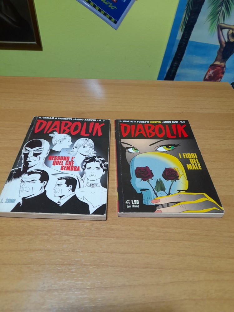 LOT OF 2 ORIGINAL DIABOLIK COMICS