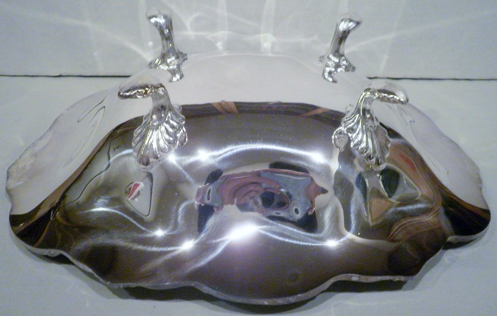 Vintage Silver Plated Oval Bowl