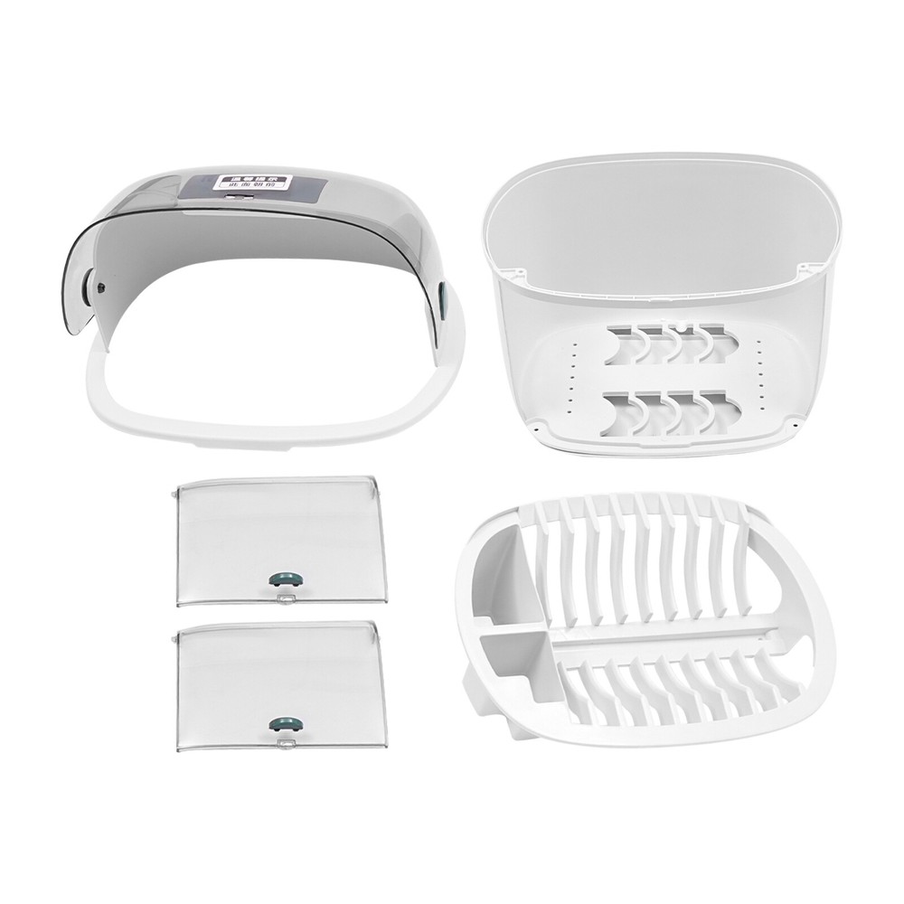2 Tier Plastic Drying Rack For Kitchen Dish Drying Rack 2-tier Dish Drying Rack