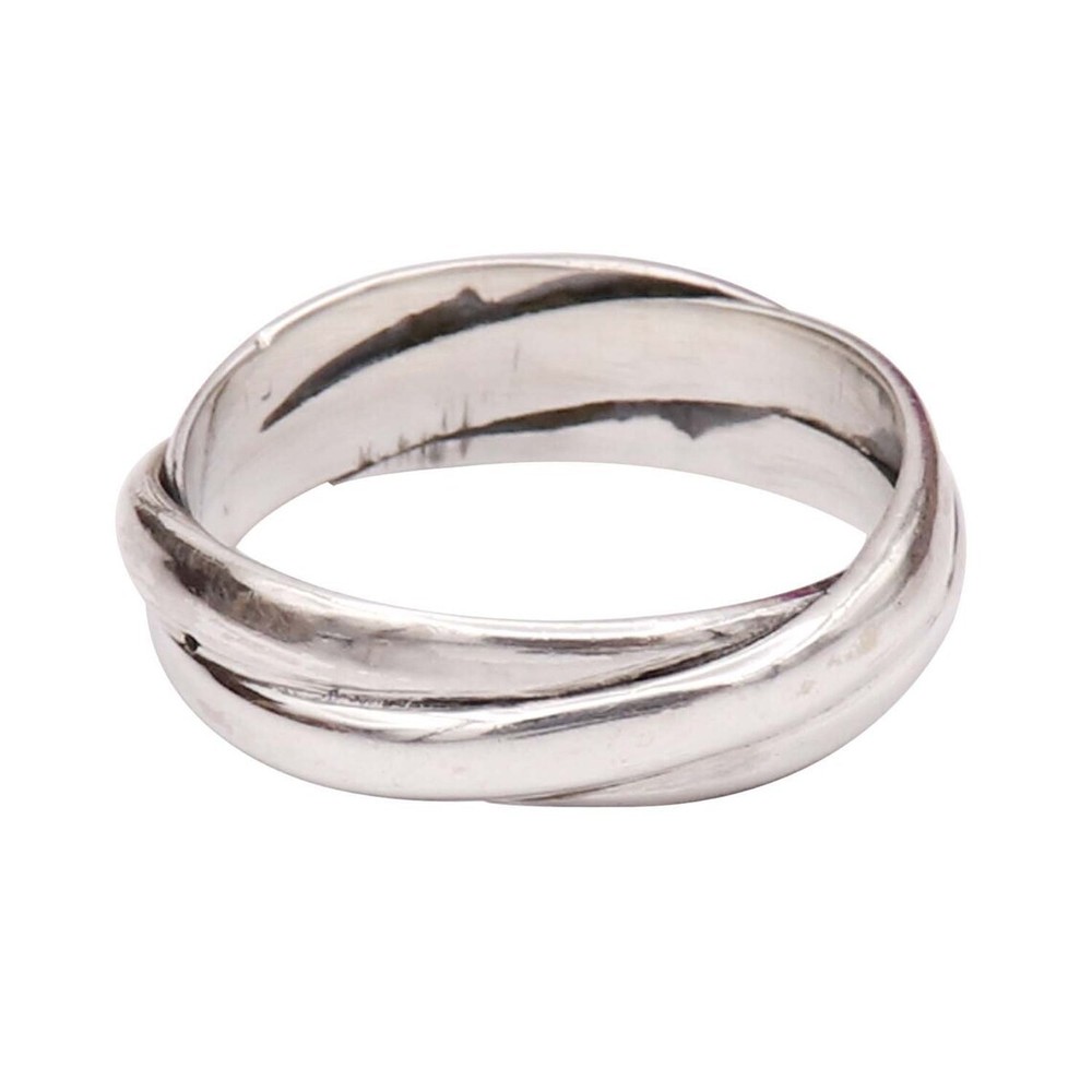 Solid 925 Sterling Silver Band Ring Wrap Statement Handmade Ring All Size