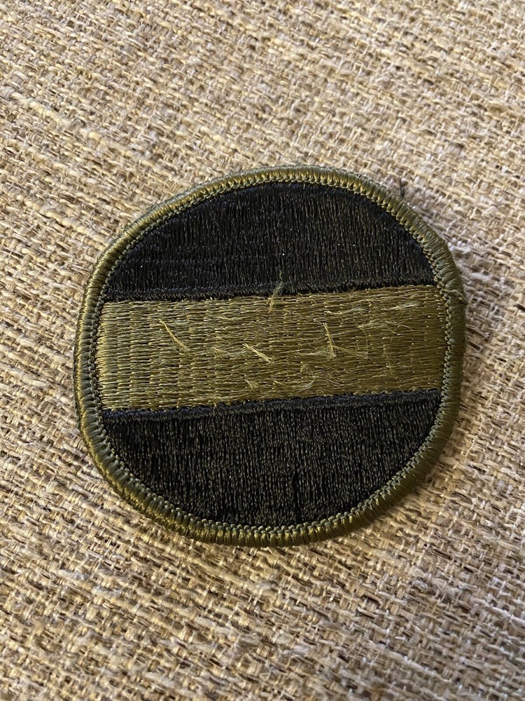 US Army Forces Command Round Subdued Patch FORSCOM INV4306