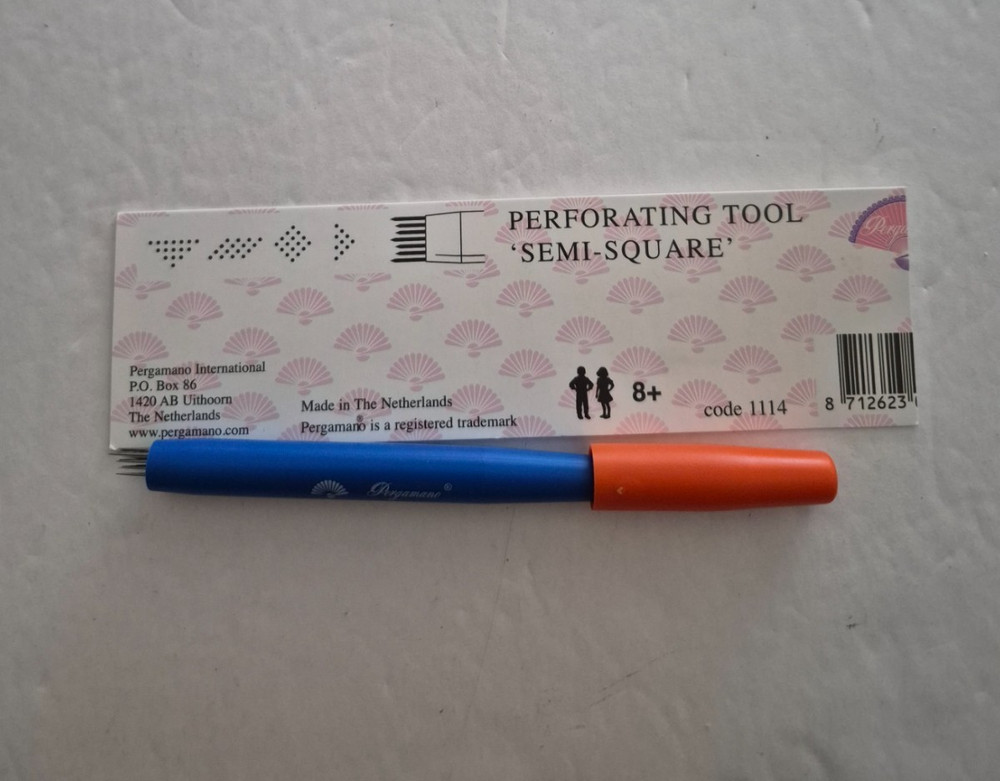 Vintage Pergamano Semi Square Perforating Tool 1114