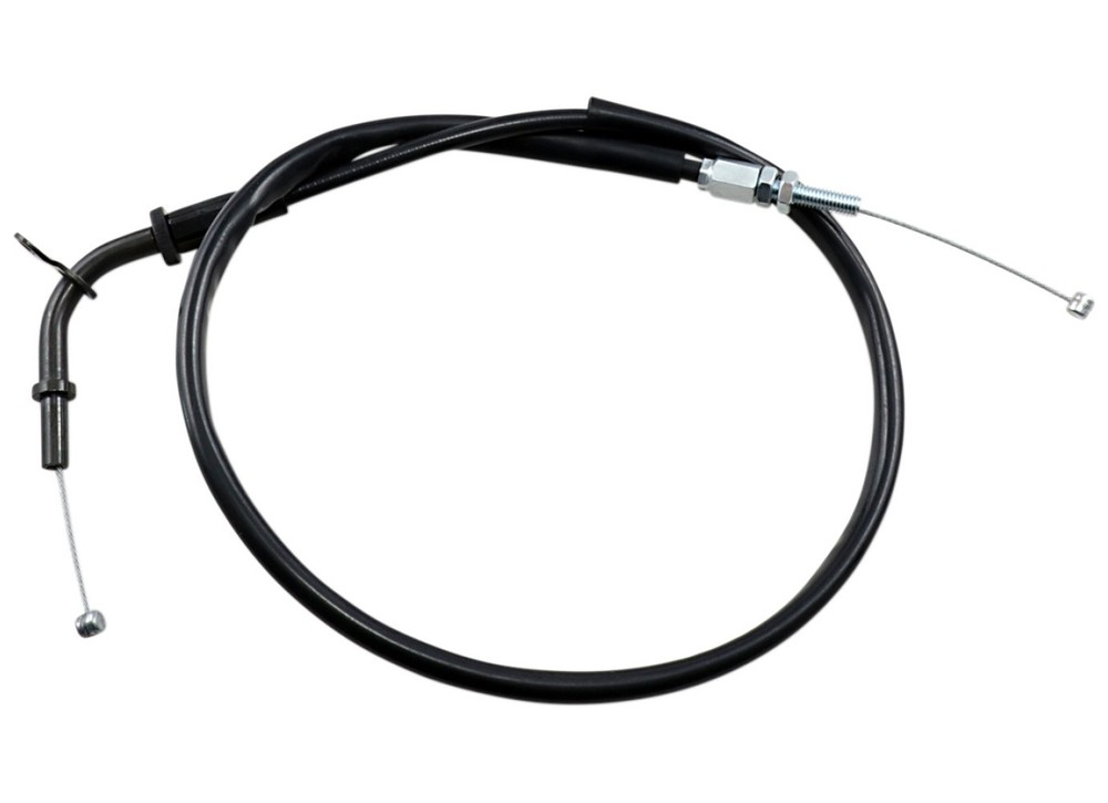 Motion Pro Black Vinyl Coated Throttle Pull Cable Stock Length (04-0192)