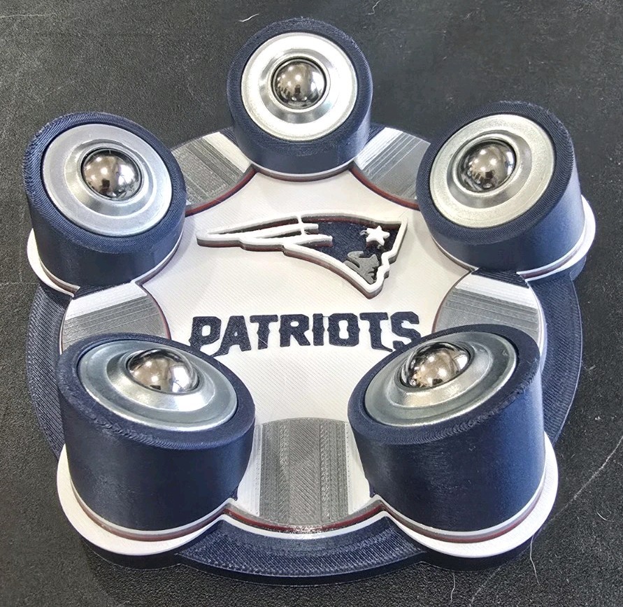 Bowling Ball Spinner - Custom - Patriots