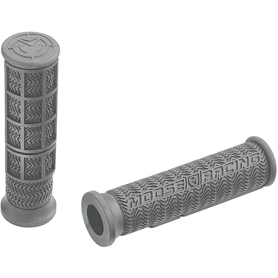 Moose Stealth ATV Grips - Thumb Throttle - Grey B01MAG