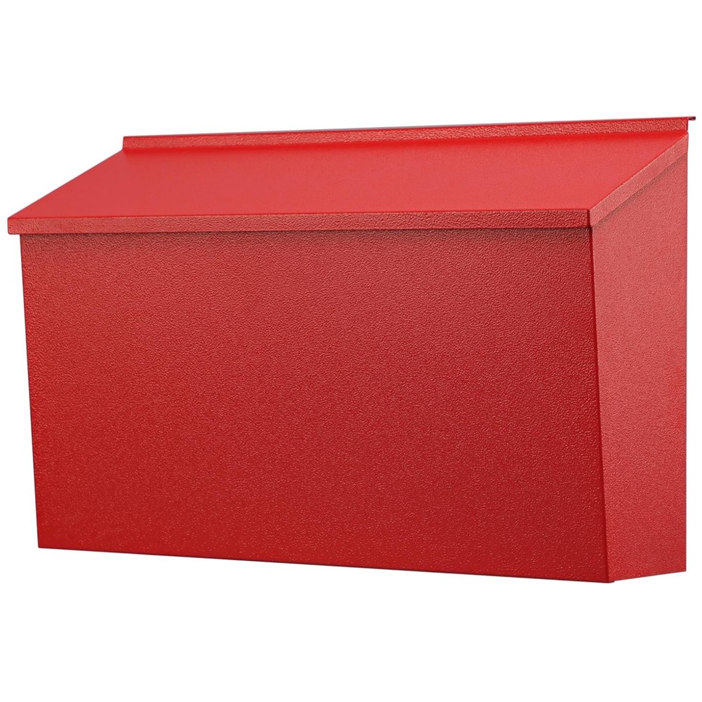 Durable Steel Mailbox, Outdoor Mail Storage